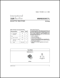 Click here to download MBRB3030 Datasheet