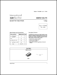 Click here to download MBRS130LTR Datasheet