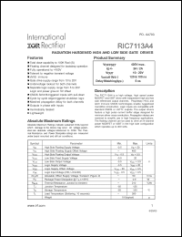 Click here to download RIC7113A4 Datasheet