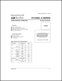 Click here to download ST1200C14K3 Datasheet