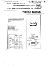 Click here to download 750PEF20W12 Datasheet