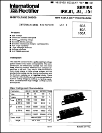 Click here to download IRKD101-18 Datasheet