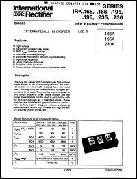 Click here to download IRKC165-20N Datasheet