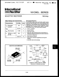 Click here to download 161CMQ45 Datasheet