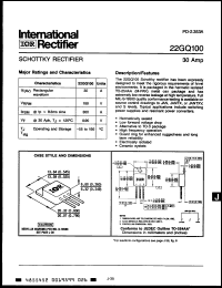 Click here to download 22GQ100D Datasheet