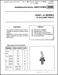 Click here to download 25AC100A Datasheet
