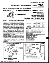 Click here to download IRHM8250U Datasheet