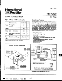 Click here to download 45CIQ100U Datasheet