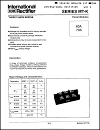 Click here to download 70MT140K Datasheet