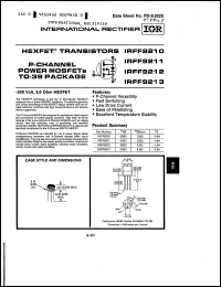 Click here to download IRFF9213 Datasheet