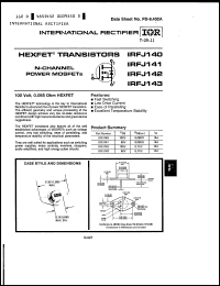 Click here to download IRFJ141 Datasheet