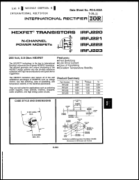 Click here to download IRFJ222 Datasheet