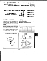 Click here to download IRFJ332 Datasheet