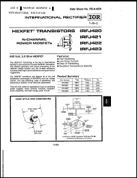 Click here to download IRFJ423 Datasheet