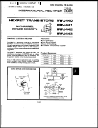 Click here to download IRFJ443 Datasheet