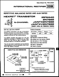 Click here to download IRFM440D Datasheet