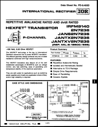 Click here to download IRFM9140U Datasheet