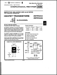 Click here to download IRFP045 Datasheet