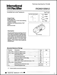 Click here to download IRGNI0100M12 Datasheet