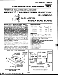 Click here to download IRHM7360D Datasheet