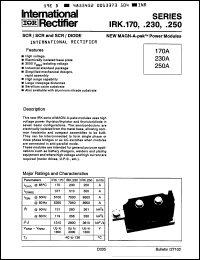 Click here to download IRKV250-08 Datasheet