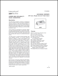 Click here to download AHV2812SFES Datasheet