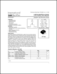 Click here to download HFA08TB120S Datasheet