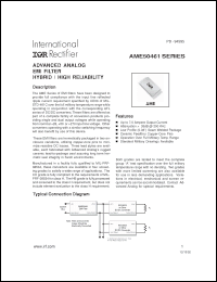 Click here to download AME270461W-ES Datasheet