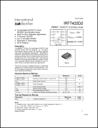 Click here to download IRF7422D2 Datasheet