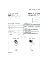 Click here to download MBRB2080TRL Datasheet