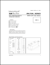 Click here to download IRK2F200-08HJ Datasheet