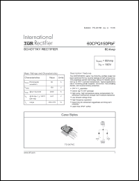 Click here to download 60CPQ150PBF Datasheet