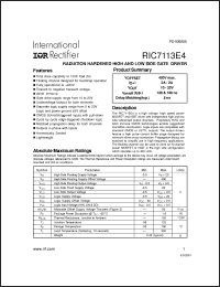 Click here to download RIC7113E4 Datasheet