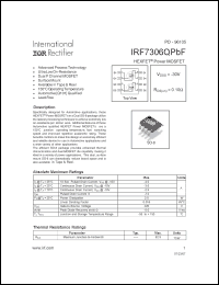 Click here to download IRF7306QPBF Datasheet
