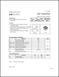 Click here to download IRF7493PBF Datasheet