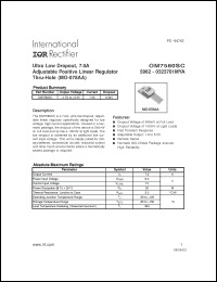 Click here to download OM7580SC Datasheet