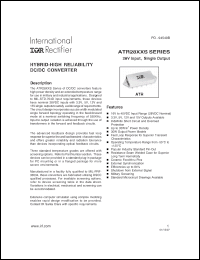 Click here to download ATR2812S Datasheet