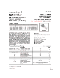 Click here to download IRHY4130CM Datasheet