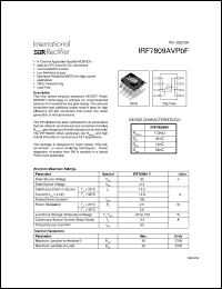 Click here to download IRF7809AVPBF Datasheet