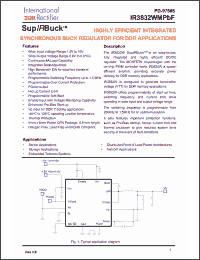 Click here to download IR3832WMPBF Datasheet