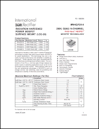 Click here to download IRHQ3214 Datasheet