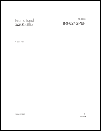 Click here to download IRF624SPBF Datasheet