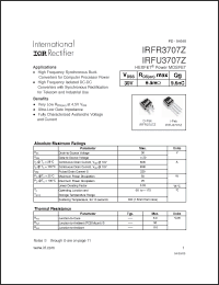 Click here to download IRFR3707Z Datasheet