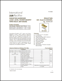 Click here to download IRHLG770Z4 Datasheet
