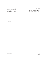 Click here to download IRF710SPBF Datasheet