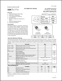 Click here to download AUIRF3205ZSTRL Datasheet