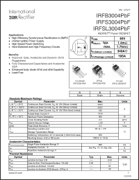 Click here to download IRFB3004PBF Datasheet