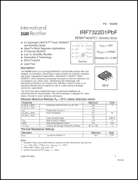 Click here to download IRF7322D1PBF Datasheet