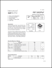 Click here to download IRF1902PBF Datasheet
