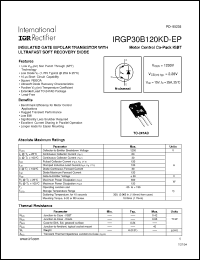 Click here to download IRGP30B120KD-EP Datasheet